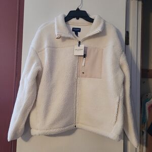 Arizona Jean Company Women's White Teddy Jacket